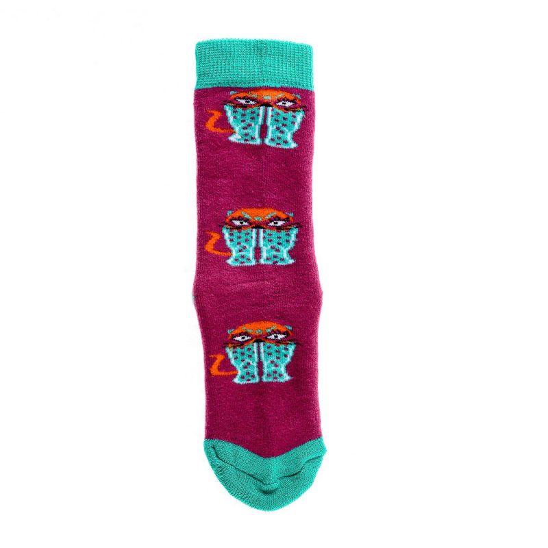 Squelch Wellies Superhero Cats Sock
