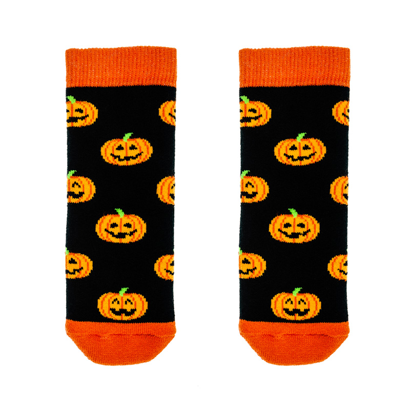 Tots Pumkin Halloween Socks