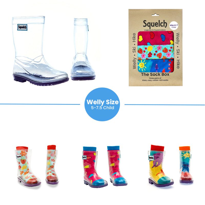 Strawberry Dream Wellies & Socks Package